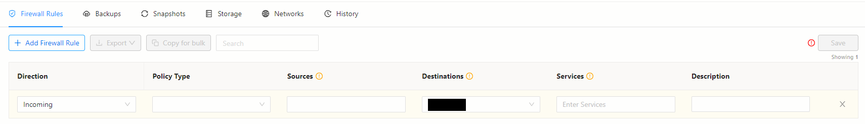 Error while showing the image.
